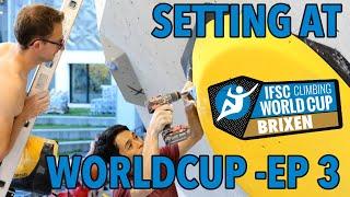 IFSC Worldcup Brixen 2022 - The route setting process #3