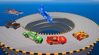 Challenge Pixar Cars Lightning McQueen & Friends The King Tow Truck Mater Chick Hicks Miguel Camino