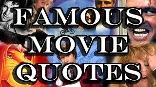 Famous Movie Quotes - Can You Name the Films?