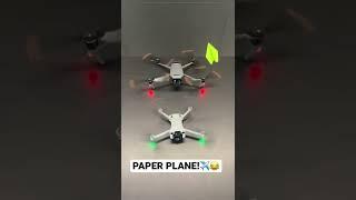 DJI Mini 3 Pro + DJI Mavic 3 VS Papper Plane#shorts