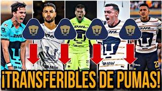 ÚLTIMA HORA TRANSFERIBLES | LAS BAJAS QUE TENDRÁ PUMAS | LLEGARÍA A PUMAS |  REFUERZOS PUMAS 2024