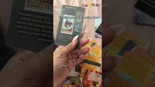 Learning Tarot cards deck with meanings on them