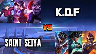 SAINT SEIYA VS K.O.F 1 VS 1 FIGHT | MOBILE LEGENDS KOF VS SAINT SEIYA