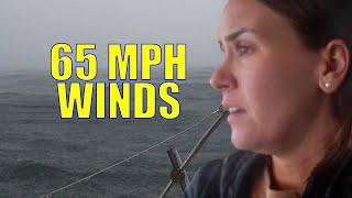 Sailing through TROPICAL STORM-FORCE WINDS