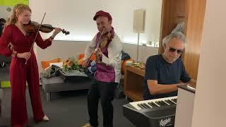 Aleksey Igudesman & Andrea Bocelli Backstage Jam - Czardas