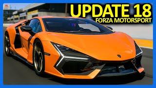 Forza Motorsport : These New Cars are AMAZING!! (Forza Motorsport Update 18)