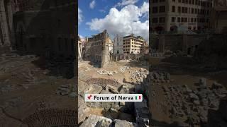 Forum of Nerva in Rome Italy 