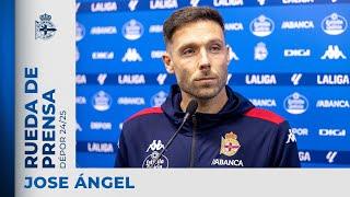 Rueda de prensa de Jose Ángel tras el RC Deportivo 1-1 Córdoba CF