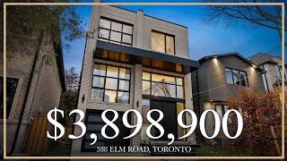 $3,898,900 - Brand New Contemporary Build - 388 Elm Road, Toronto