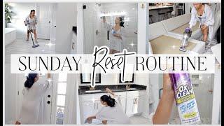 PRODUCTIVE SUNDAY RESET ROUTINE || CLEANING MOTIVATION, DEEP CLEANING, ORGANIZATION