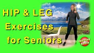 How to Prevent Falls | The Best Standing Leg and Hip Strengthening Exercises for SENIORS