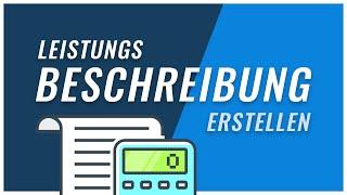 Leistungsbeschreibung | Grundlage für Projekte - einfach erklärt!