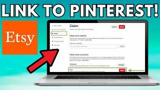 How To Link Your Etsy Shop To Pinterest