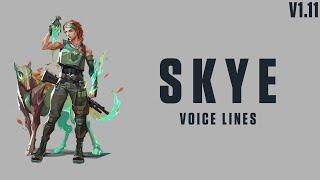 Skye Voicelines [Valorant/EN]