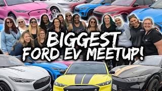 The BIGGEST Ford Electric Cars Meetup! | Long Beach Electrify Expo 2024 | Cars And Coffee