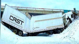 MOST HORRIBLE TRUCK CRASH COMPILATION 2022 | Truck VS Train | Vehicles Through Flooded Roads