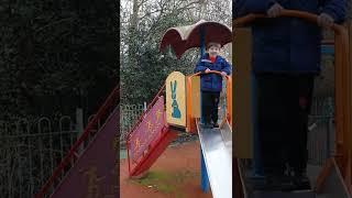 Kyle has fun at the park