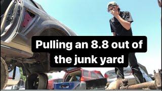 What does it take to pull a rear end out of the junk yard!