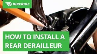 How to Install a Rear Derailleur