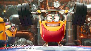 Minions get into the Olympic spirit during Opening Ceremony | Paris Olympics | NBC Sports