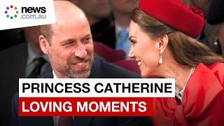 Prince William and Princess Catherine share romantic moments at Commonwealth Day service