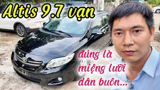 Altis 1.8G 2009 sau khi Spa | odo 9.7 vạn là CHUẨN