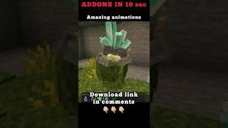 AMAZING MOBS ADDON for #minecraft PE #shorts #viral