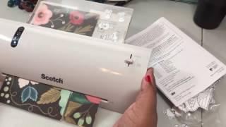 Scotch laminator tutorial DEMO