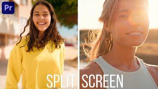 Как разделить экран на две части | Split Screen в Premiere Pro