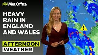 15/07/24 – Rain for many, heavy at times – Afternoon Weather Forecast UK – Met Office Weather