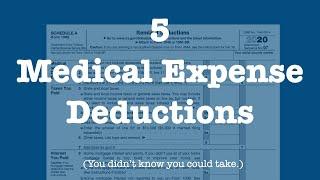 5 Medical Deductions (you didn't know you could take)