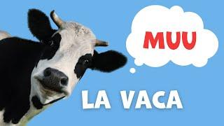 La Vaca muu | Sonido de la vaca | Sonidos para niños | La vaca hace muu | Sonidos de animales