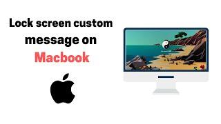 Lock Screen Settings on Mac | Custom Lock Screen message | MacOS Big Sur [2021]