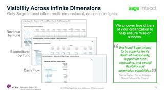 Sage Intacct Product Tour for Nonprofits