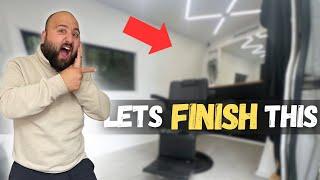 “WE DONE IT” Installing All The Finnishing Touches￼  | Mobile Barbershop Van Conversion (EP. 16)