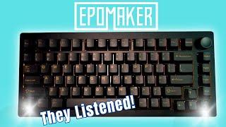 Epomaker is Listening! Check Out the Upgrades | Epomaker Tide 75 V2