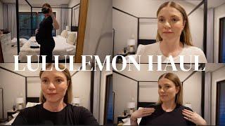 LULULEMON HAUL | Trying to find clothes that fit me at 31 weeks pregnant