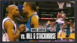 Rookie Vince Carter Battles Grant Hill & Jerry Stackhouse | 1999.04.25