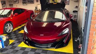 McLaren 600LT Spider with SmartTop in Volcano Red