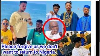 "We’re Not Coming Back to Nigeria" – Happie Boys Says after their return ticket was booked.