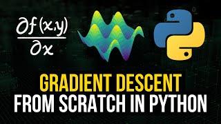 Gradient Descent From Scratch in Python - Visual Explanation