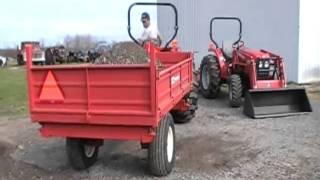 Agrotrend rear dump trailer