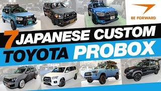 7 modified Toyota Probox -Tokyo Auto Salon 2024