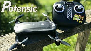 Potensic D18 1080p WiFi fpv Foldable Selfie Drone with Optical Flow