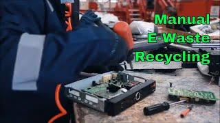 Manual Dismantling of E-Waste | Madenat Recycling