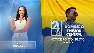 Noticiero de Ecuador (Emisión Central 05/01/2025)