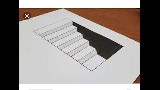 How to draw 3d stairs| supratim biswas|