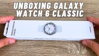 UNBOXING Samsung Galaxy Watch 6 Classic 47mm BT Silver