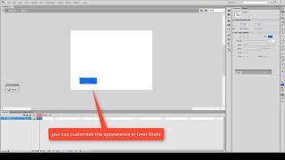 LKITLearner - How to Create Button Symbol on Stage using Adobe Flash