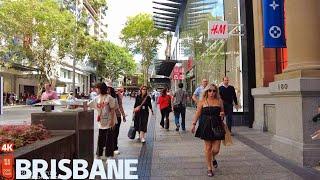 [4k] Explore Brisbane CBD Wednesday 24 April 2024 | Queensland | Australia